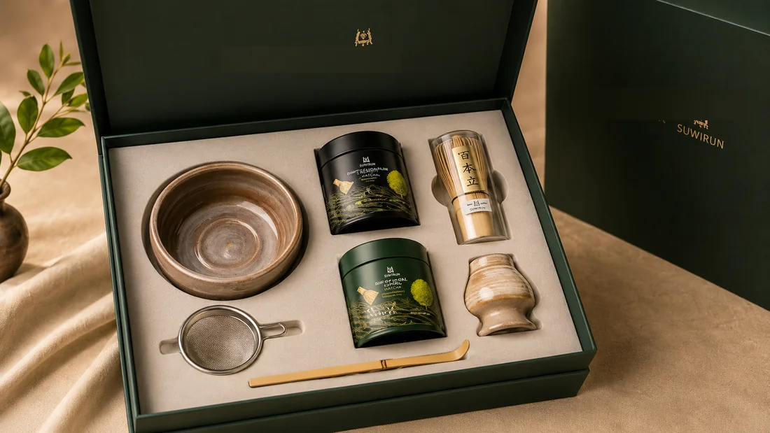 Matcha Premium Set — เซตมัทฉะพร้อมอุปกรณ์ชงครบชุดจาก Suwirun